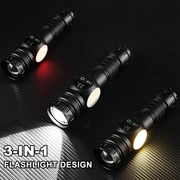 Multifunctional LED Magnetic Waterproof Flashlight