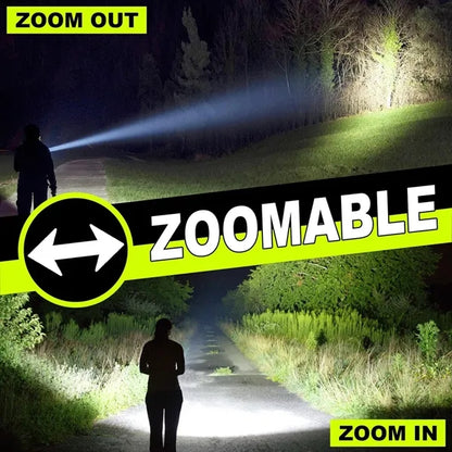Multifunctional LED Magnetic Waterproof Flashlight
