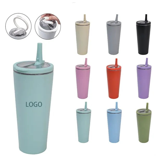 24Oz Tumbler With Foldable Ring Handle
