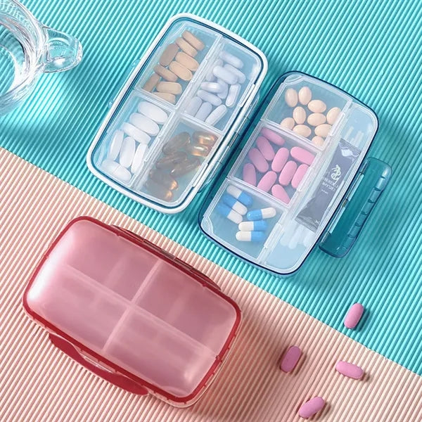 Large Capacity 8 Compartments Pill Box