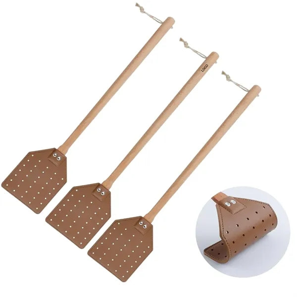 Durable Leather Fly Swatter