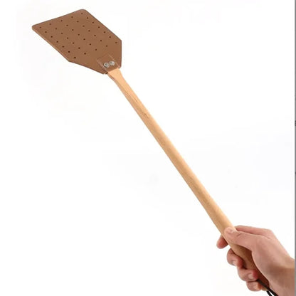 Durable Leather Fly Swatter