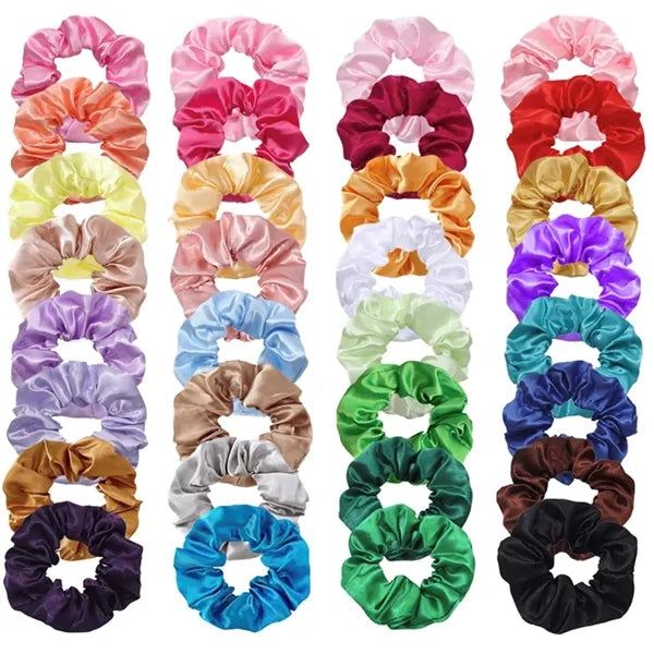 Lengthening Satin Scrunchies For Hair