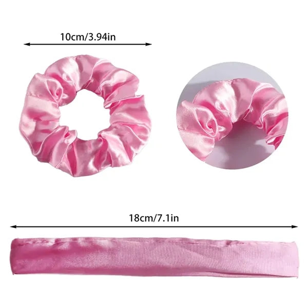Lengthening Satin Scrunchies For Hair