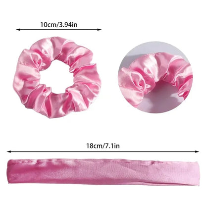 Lengthening Satin Scrunchies For Hair
