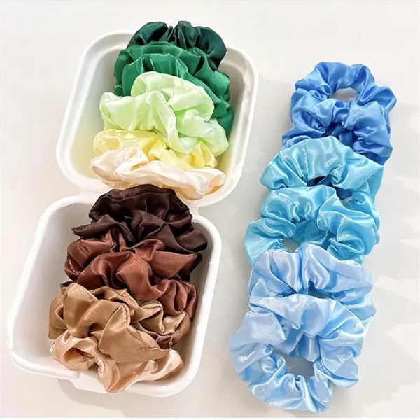 Lengthening Satin Scrunchies For Hair