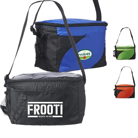 Frosty PEVA Insulated Cooler Lunch Bag (10" x 7" x 6")