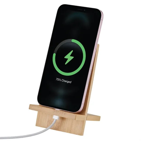 Deluxe Bamboo Phone Holder & Stand