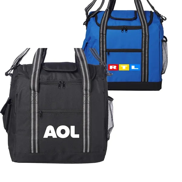 Premium Insulated Flip Flap Cooler Lunch Bag (14"x15"x 8")
