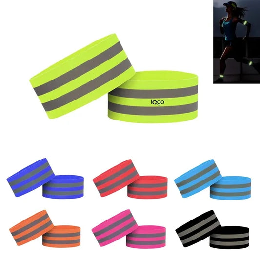 Adjustable Reflective Arm Bands for Runners