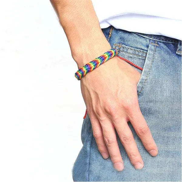 Rainbow Woven Bracelet