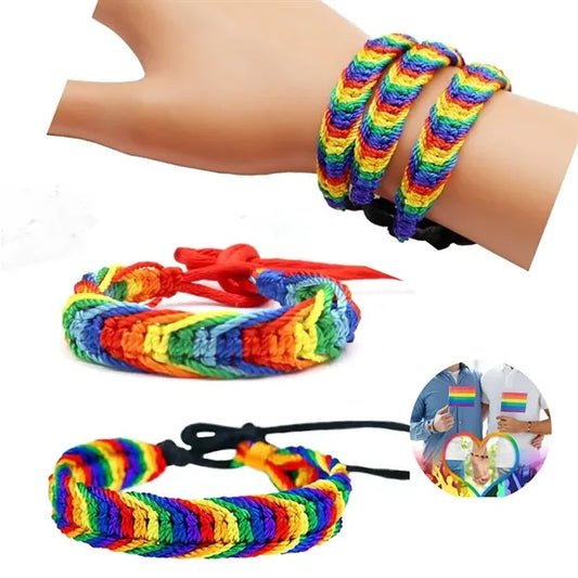 Rainbow Woven Bracelet