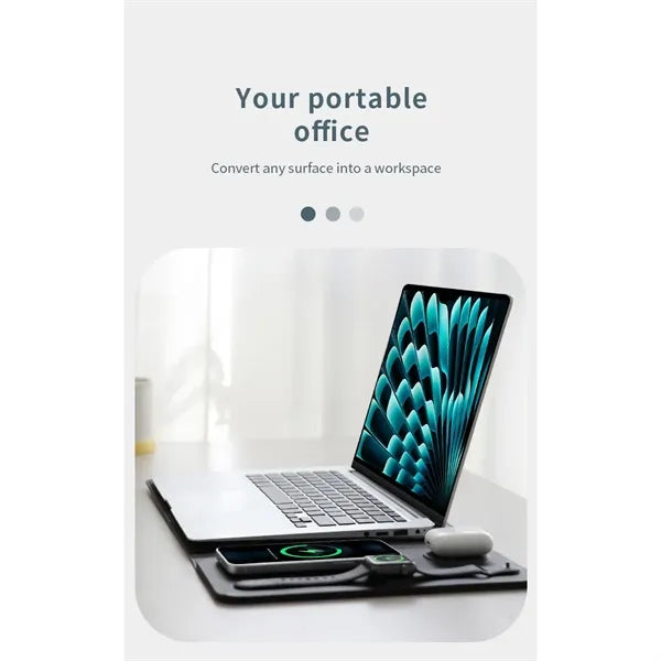 5-In-1 Wireless Charging Laptop Magnetic Computer Case