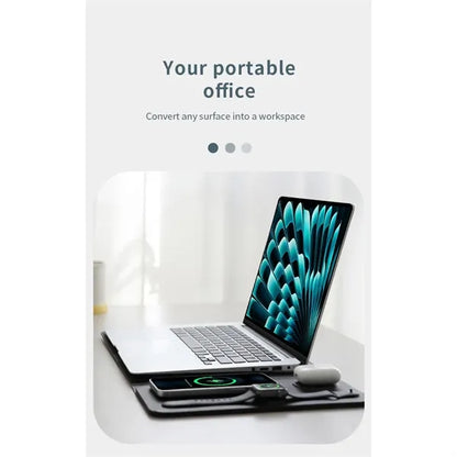 5-In-1 Wireless Charging Laptop Magnetic Computer Case