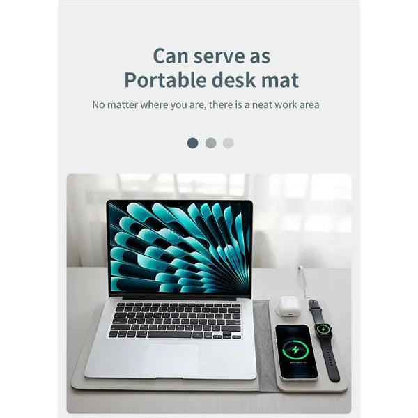 5-In-1 Wireless Charging Laptop Magnetic Computer Case