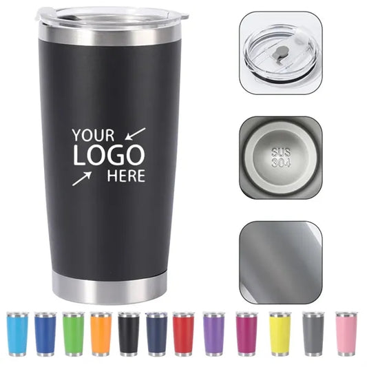 20 oz Vacuum Insulated Stainless Steel Tumbler with Lid