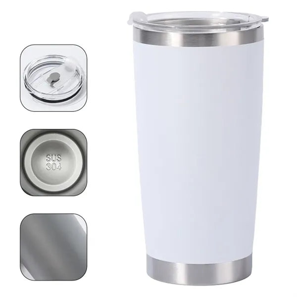 20 oz Vacuum Insulated Stainless Steel Tumbler with Lid