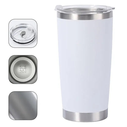 20 oz Vacuum Insulated Stainless Steel Tumbler with Lid