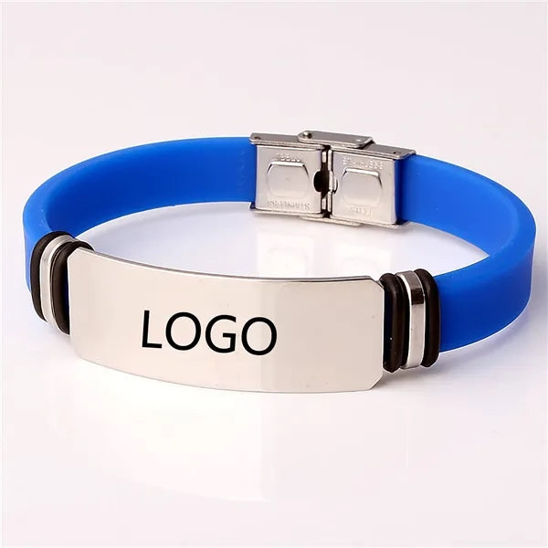 Silicone Basketball Athletic Wristbands