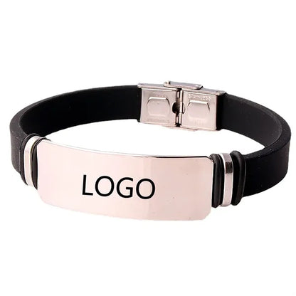 Silicone Basketball Athletic Wristbands