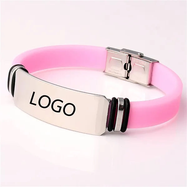 Silicone Basketball Athletic Wristbands