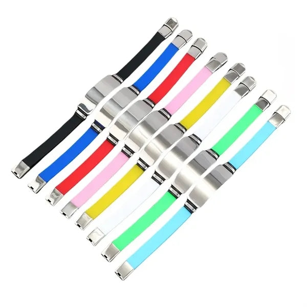 Silicone Basketball Athletic Wristbands