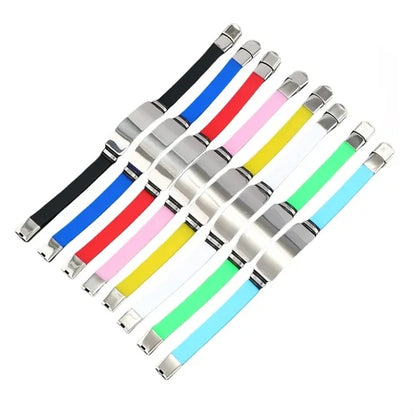 Silicone Basketball Athletic Wristbands