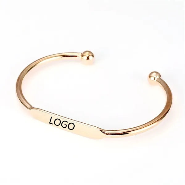 C-shaped Copper Plated Bracelet