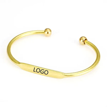 C-shaped Copper Plated Bracelet