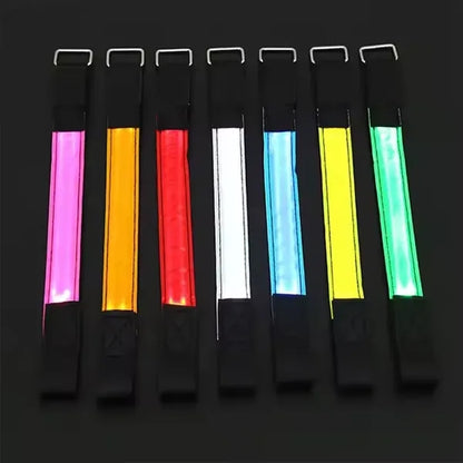 Usb Charging  Night Running Signal Warning Bracelet