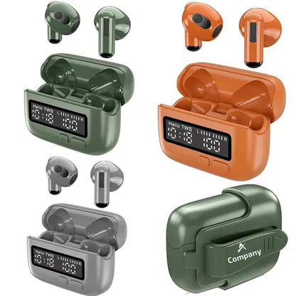 Portable Wireless Earphones With Clock