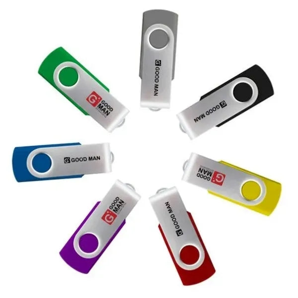 High Speed USB 2.0 Swivel Twister Flash Drive (2GB)