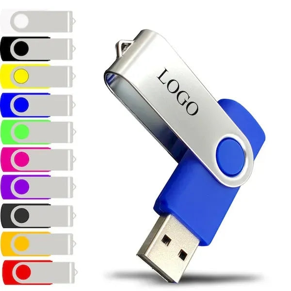 High Speed USB 2.0 Swivel Twister Flash Drive (2GB)