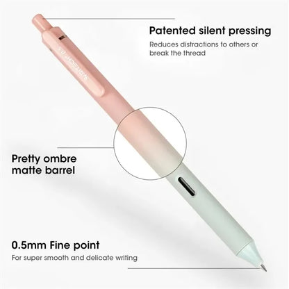Retractable Quick Drying Gel Pen