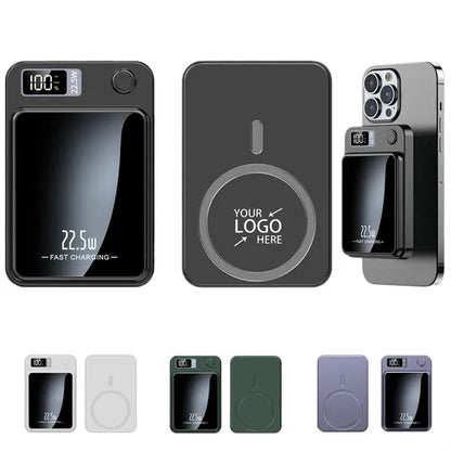10000mAh Magnetic Wireless Power Bank Portable Charger