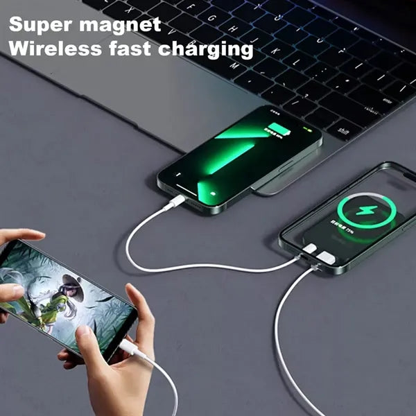 10000mAh Magnetic Wireless Power Bank Portable Charger