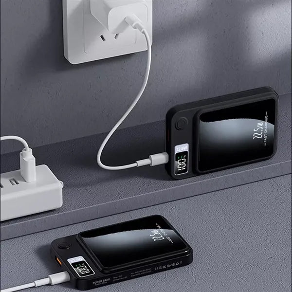 10000mAh Magnetic Wireless Power Bank Portable Charger