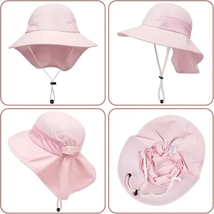 Kids Summer UPF 50+ Protection Caps