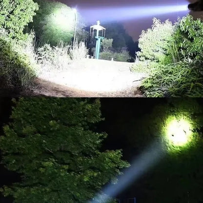 Outdoor 4 Core LED Rechargeable Flashlight with Side Light