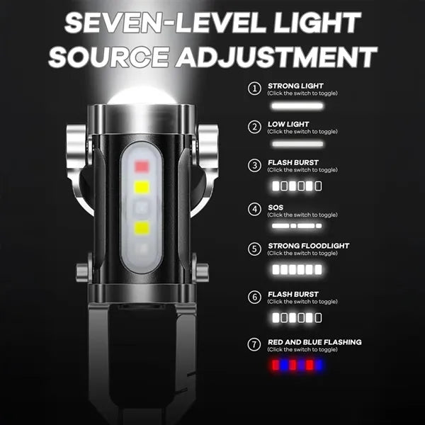 Outdoor Mini Waterproof Rechargeable Keychain Flashlight