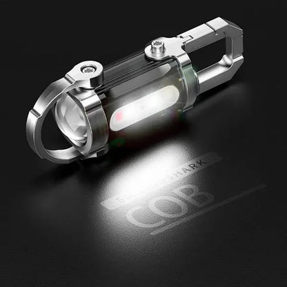 Outdoor Mini Waterproof Rechargeable Keychain Flashlight