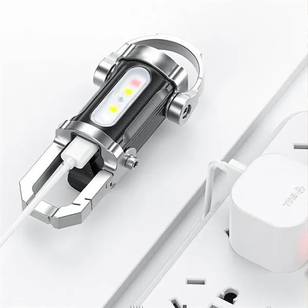 Outdoor Mini Waterproof Rechargeable Keychain Flashlight