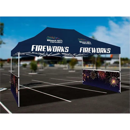 10' Premium Tent Half Wall Kit UV-Printed Double-Sided