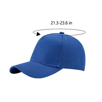 Custom 5-Panel Cotton Baseball Cap with Logo