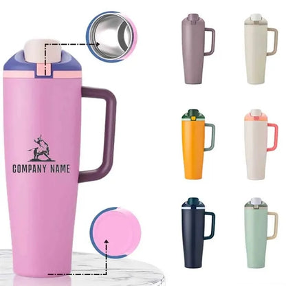 40oz Stainless Steel Tumbler With Handle
