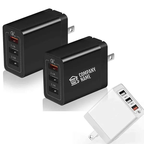 3 Port USB Wall Charger