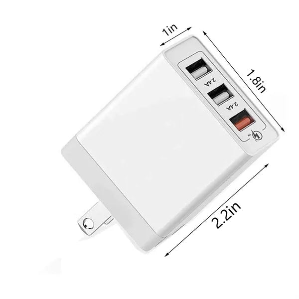 3 Port USB Wall Charger