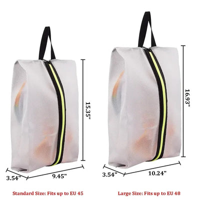 TPU Composite Waterproof Shoe Storage Bag with Handle