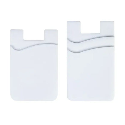 Single/Double Slot Silicone Phone Wallet Card Holder