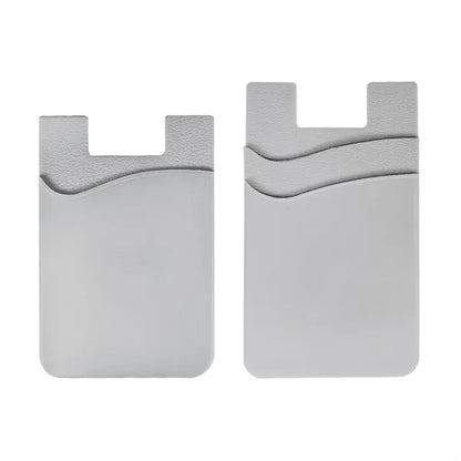 Single/Double Slot Silicone Phone Wallet Card Holder